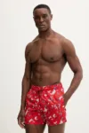 Vilebrequin pantaloni scurți de baie MOORISE culoarea roșu