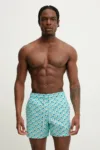 Vilebrequin pantaloni scurti de baie MOORISE culoarea turcoaz