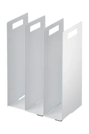Yamazaki organizator de baie 2-pack culoarea alb