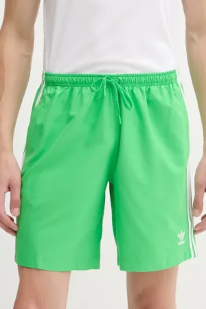 adidas Originals pantaloni scurți de baie Adicolor culoarea verde