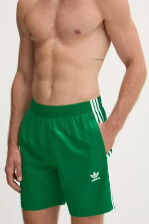 adidas Originals pantaloni scurti de baie culoarea verde