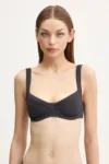 adidas Originals sutien de baie ESSNTLS BIK TOP culoarea negru