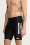 adidas Performance costum de baie 3 Stripes culoarea negru