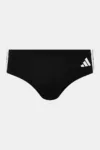 adidas Performance costum de baie 3 Stripes culoarea negru