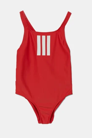 adidas Performance costum de baie copii culoarea rosu