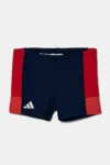 adidas Performance costum de baie culoarea albastru marin