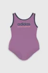 adidas Performance costum de baie dintr-o bucată pentru copii SPW UBSUITIDS culoarea violet