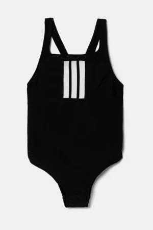 adidas Performance costum de baie dintr-o bucată pentru copii culoarea negru