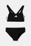 adidas Performance costum de baie pentru copii din două piese culoarea negru