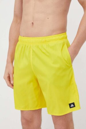 adidas Performance pantaloni scurți de baie Solid CLX culoarea galben IR6218