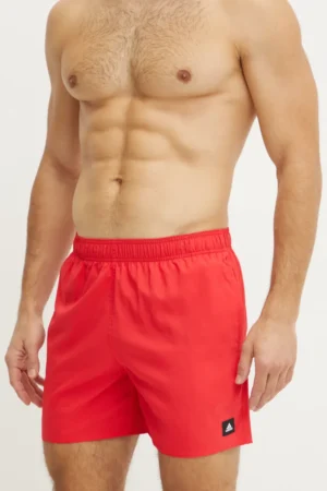 adidas Performance pantaloni scurti de baie Solid CLX culoarea rosu
