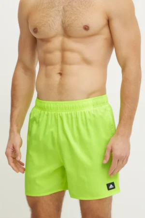 adidas Performance pantaloni scurti de baie Solid CLX culoarea verde
