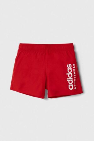 adidas Performance pantaloni scurti de baie copii ESS L CLX SHORT culoarea rosu