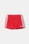 adidas Performance pantaloni scurți de baie copii culoarea roșu