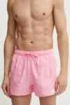 adidas pantaloni scurti de baie 3S BLD SH 3IN culoarea roz