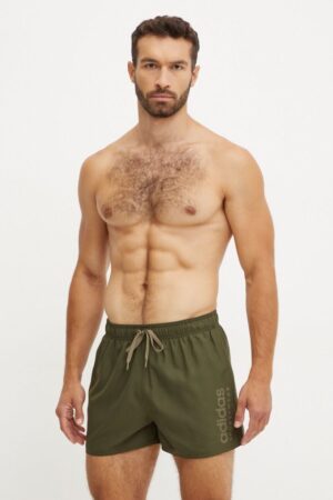 adidas pantaloni scurti de baie Essentials culoarea verde