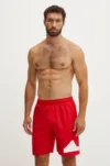 adidas pantaloni scurti de baie culoarea rosu