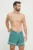 Abercrombie & Fitch pantaloni scurti de baie culoarea verde
