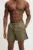 Aeronautica Militare pantaloni scurti de baie culoarea verde, BW225CT3539