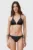 AllSaints sutien de baie SAPH culoarea negru, cupa moale, W014WC