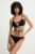 Answear Lab costum de baie din două piese culoarea negru, cupa usor rigidizata
