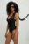 Answear Lab costum de baie dintr-o bucată culoarea negru, cupa moale