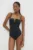 Answear Lab costum de baie dintr-o bucată culoarea negru, cupa rigidizata