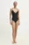 Answear Lab costum de baie dintr-o bucată culoarea negru, cupa usor rigidizata