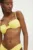 Answear Lab sutien de baie culoarea galben, cupa usor rigidizata