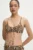 Answear Lab sutien de baie culoarea maro, cupa usor rigidizata