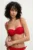 Answear Lab sutien de baie culoarea rosu, cupa rigidizata