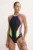 Aqua Speed costum de baie dintr-o bucată Nina culoarea negru, cupa moale
