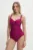 Aqua Speed costum de baie dintr-o bucată Olivia culoarea violet, cupa rigidizata