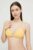 Billabong sutien de baie culoarea galben, cupa usor rigidizata