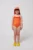 Bobo Choses costum de baie dintr-o bucată pentru copii Sunflower culoarea portocaliu, 125AC114