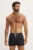 CDLP pantaloni scurti de baie culoarea negru, MSW003062301
