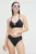 Casall sutien de baie culoarea negru, cupa usor rigidizata