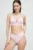 Casall sutien de baie culoarea roz, cupa usor rigidizata