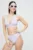 Casall sutien de baie culoarea violet, cupa moale