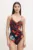 Chantelle costum de baie dintr-o bucată ICON culoarea bleumarin, cupă moale, C16VR0