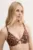 Chantelle sutien de baie SAUVAGE culoarea maro, cupa moale, C17UMA