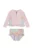 Converse costum de baie din două piese pentru bebelusi culoarea roz, 1CD420
