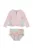 Converse costum de baie din două piese pentru bebelusi culoarea roz, 1CD420