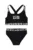 Converse costum de baie pentru copii din două piese culoarea negru, 4CD457