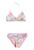 Costum de baie cu doua piese si model floral