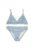 Costum de baie cu doua piese si model in carouri