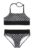Costum de baie din doua piese cu model cu buline