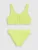 Costum de baie două piese pentru fete – verde