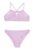 Costum de baie in doua piese cu model floral