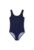 Costum de baie intreg cu decolteu rotund si model